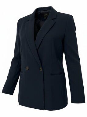 Banana Republic Navy Blazer NWT Size 6 Classic Career Preppy Jacket